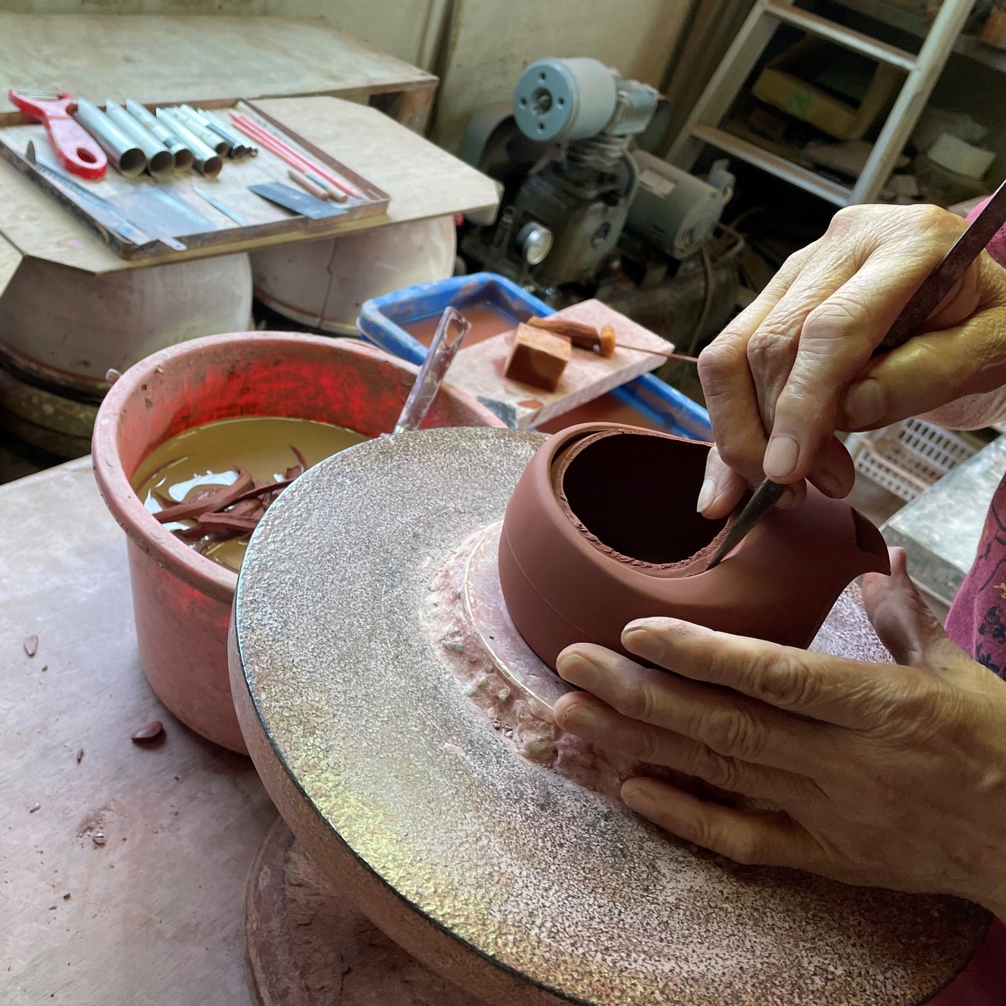 Tokyoname-yaki Open Kyusu (teapot)