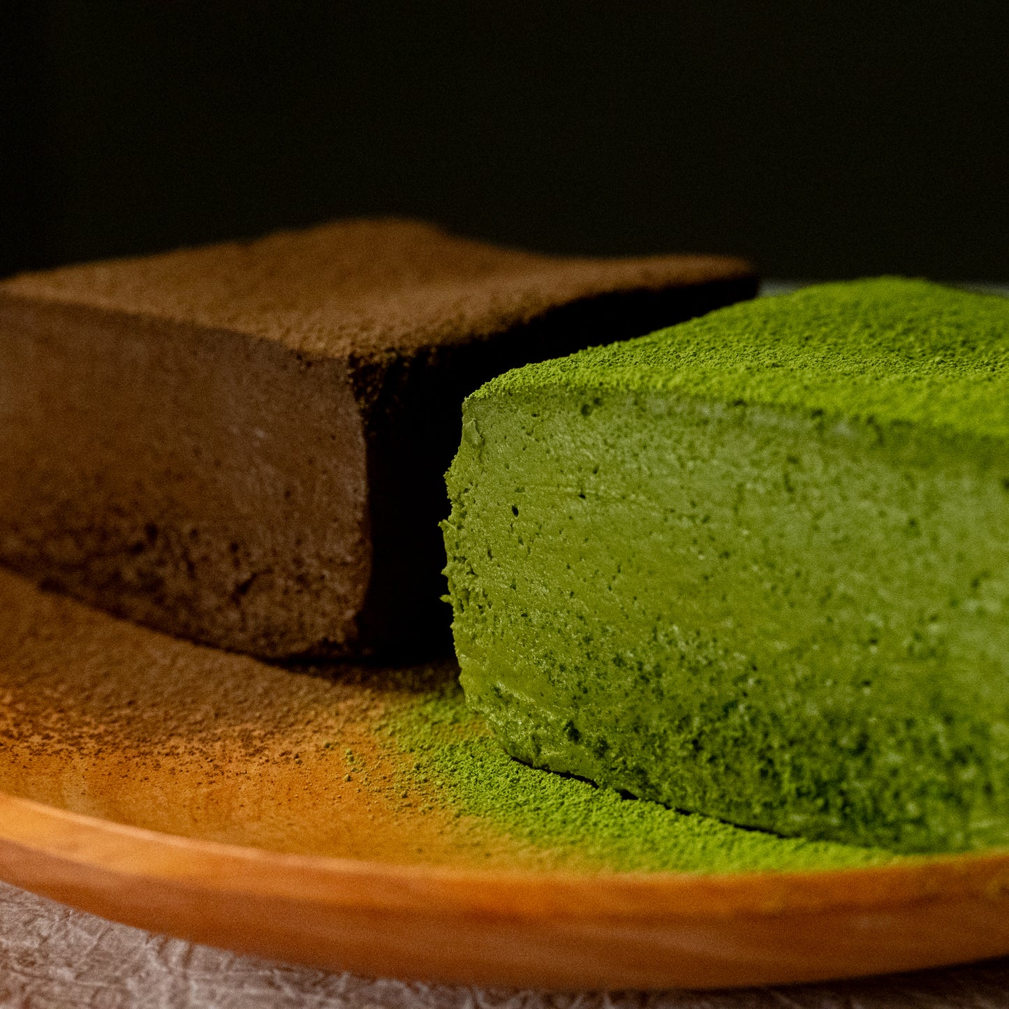Velvet Cheese Cake × TOKYO HANDA TEA | Premium Matcha & Hojicha Cheesecake