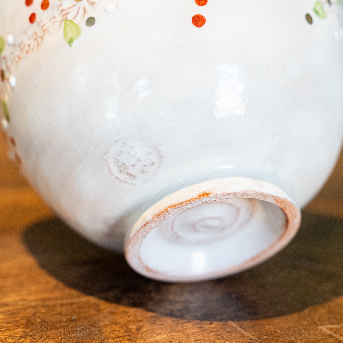 Matcha Bowl 13 - Kohiki-Style Christmas Wreath