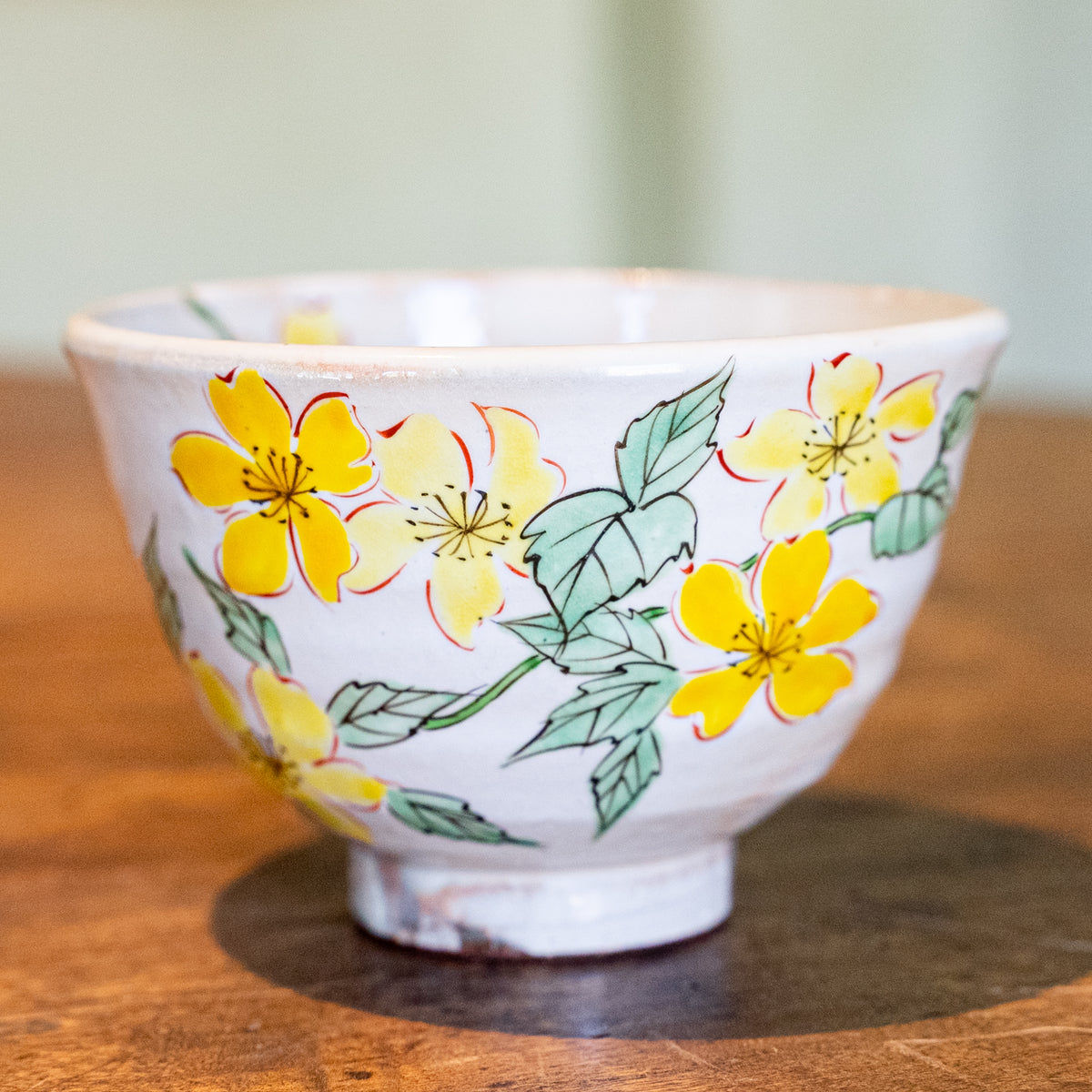 Matcha Bowl 14 - Kohiki Yamabuki (Japanese Kerria)