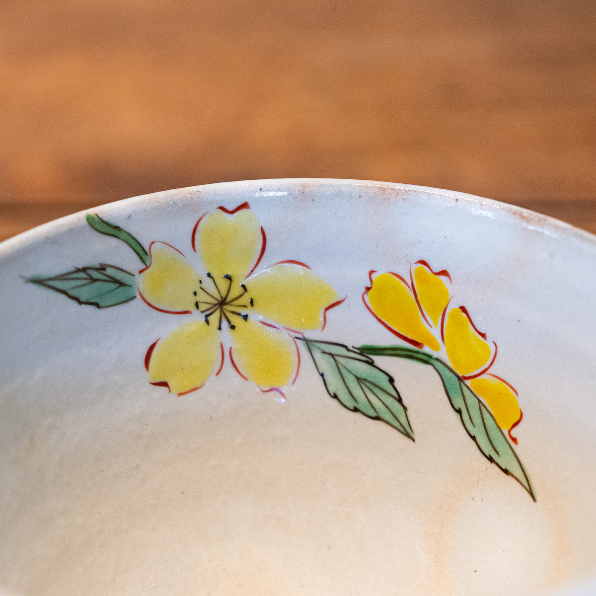Matcha Bowl 14 - Kohiki Yamabuki (Japanese Kerria)