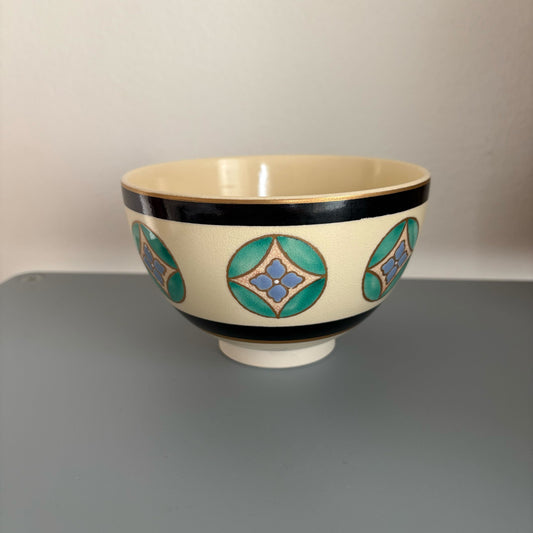 Matcha Bowl “Shippō Koma” (Seven Treasures Spinning Top Motif)